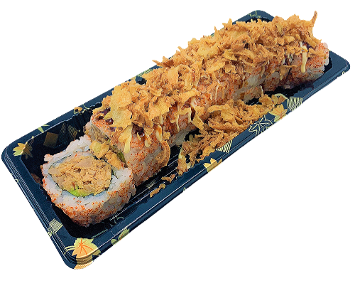 Crunchy spicy sashimi