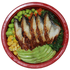 Unagi poké bowl