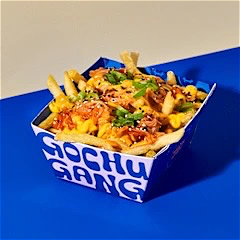 Kimchi loaded fries