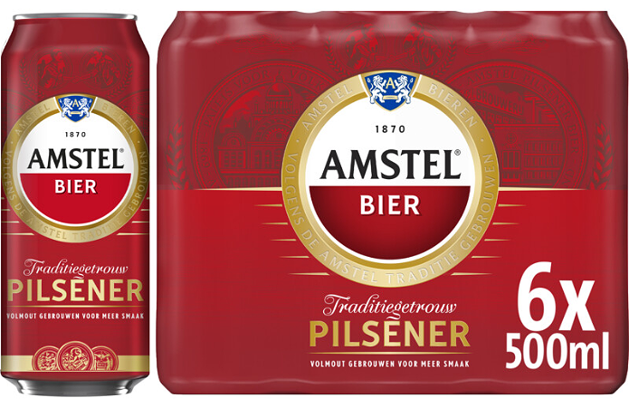 Amstel Pilsener Bier 6x50cl