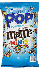 Candy pop popcorn M&M 