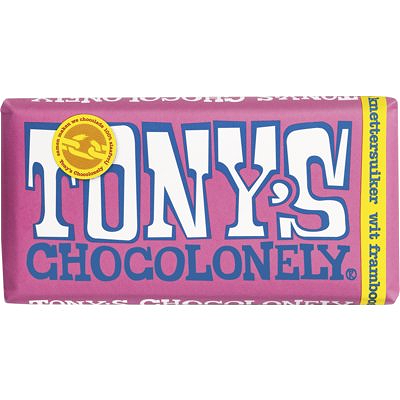 Tony's Chocolonely Wit Framboos 
