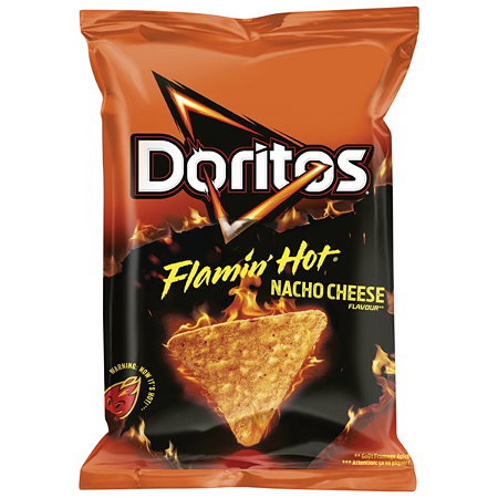 Doritos flaming hot Nacho cheese