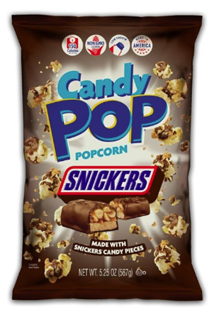 Candy pop popcorn Snickers