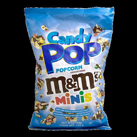Candy pop popcorn M&M