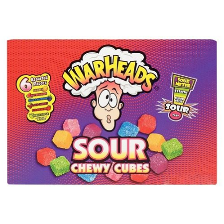 Warheads - Sour Chewy Cubes