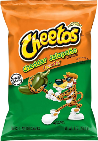 Cheetos crunchy - cheese & jalapeno
