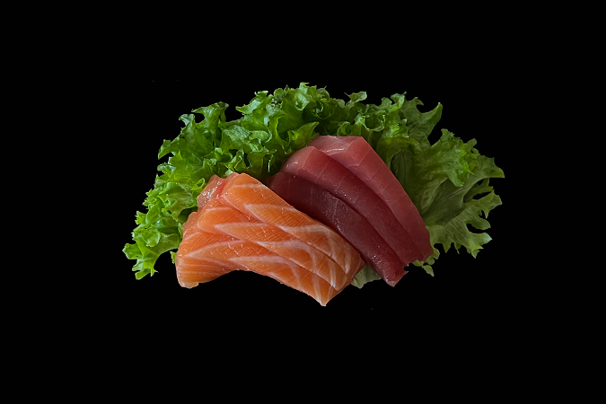 Salmon tuna sashimi 6 pcs