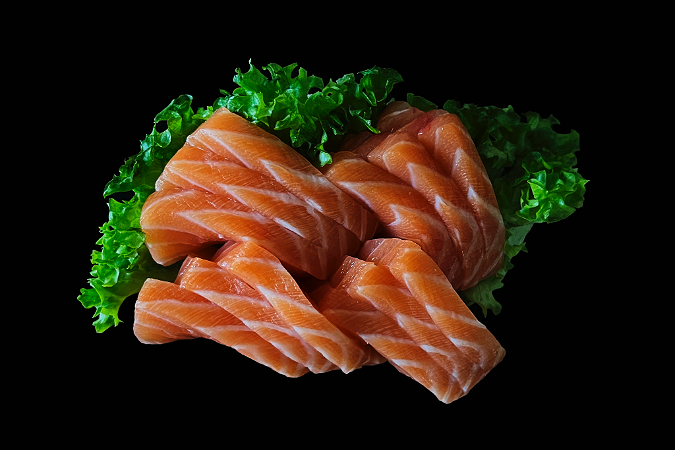 Salmon sashimi 12 pcs