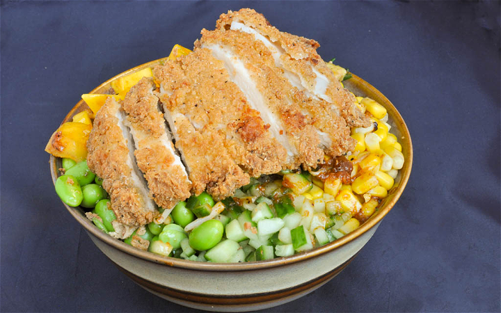 pokebowl cripsy chicken