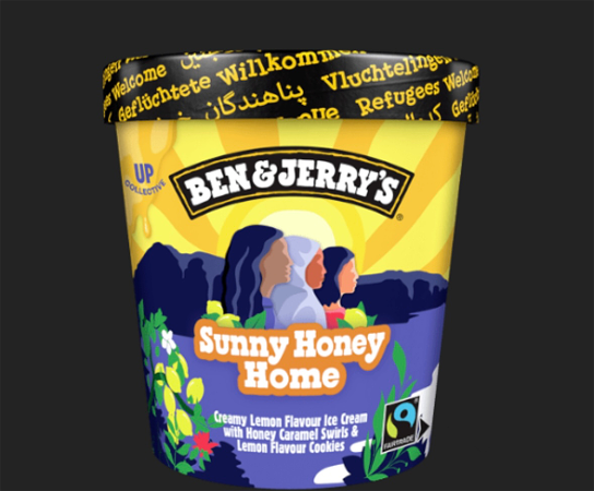 Ben en Jerry's Sunny Honey Home 465 ml