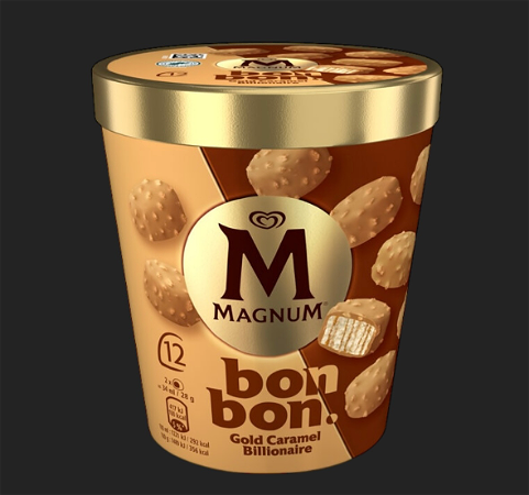 Magnum Bonbon Gold Caramel Billionare