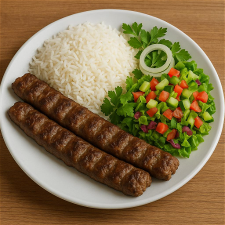 Perzische chicken kebab schotel