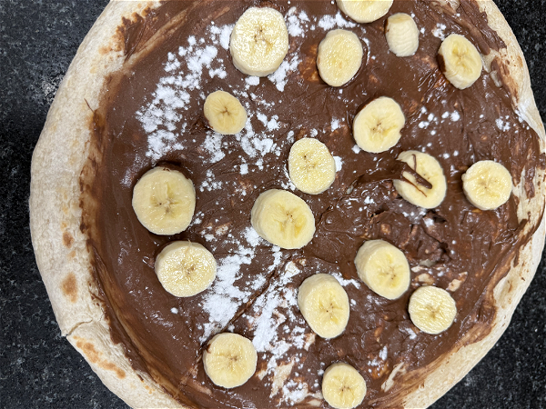 Pizza nutella