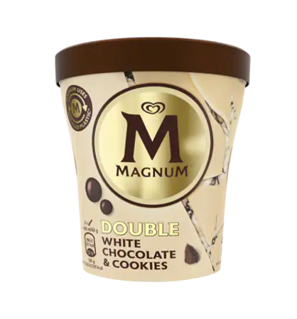 Magnum Double white chocolate & cookies 440ml
