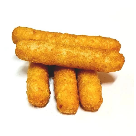 Beer-battered mozzarella sticks