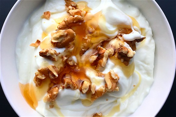 Authentieke Griekse yoghurt van koemelk