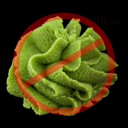 IK wil geen Wasabi bij dit bestelling