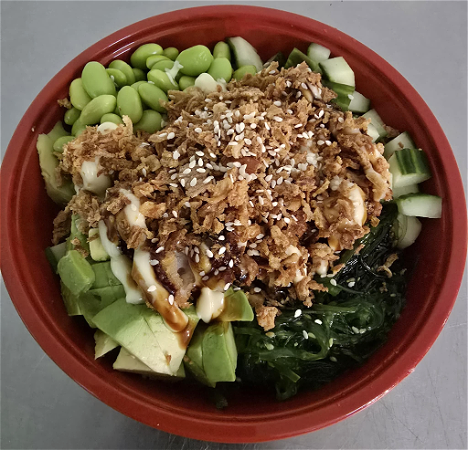 Crispy ebi tempura bowl