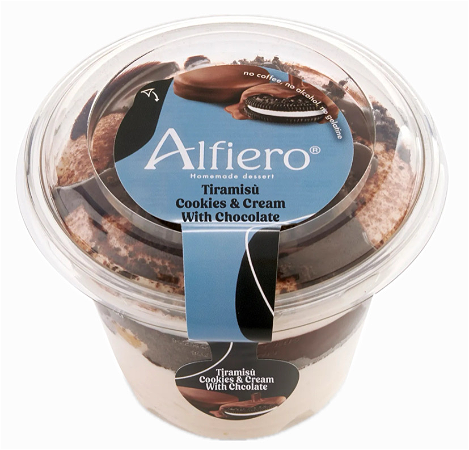Alfiero Tiramisu Cookies & Cream with Chocolate