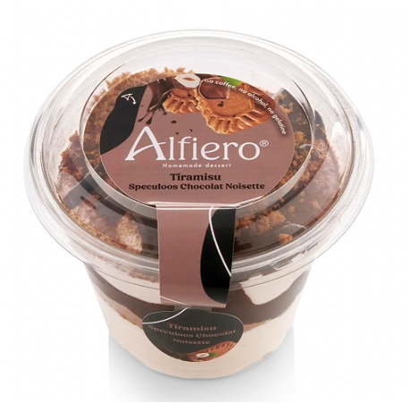 Alfiero Tiramisu Speculoos & Chocolate with hazelnut