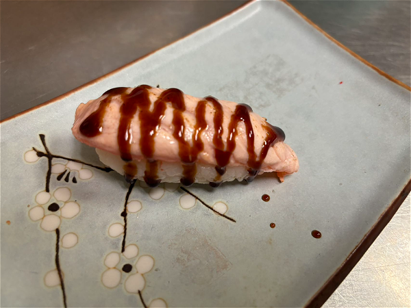 Flamed Sake Nigiri