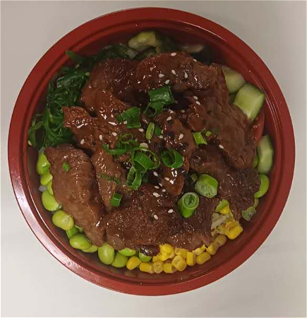 Pokebowl teriyaki beef