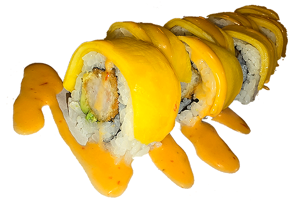avocado garnalen mango rol