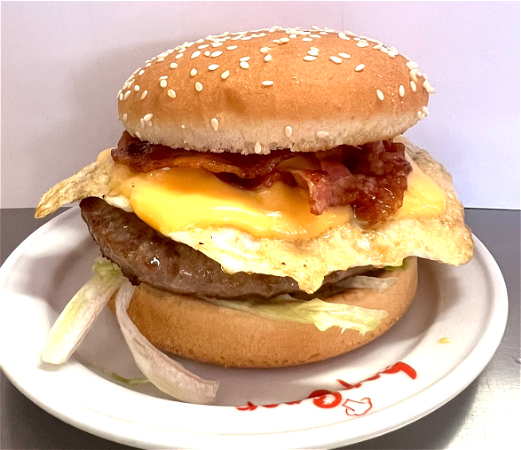 Bacon cheese ei burger