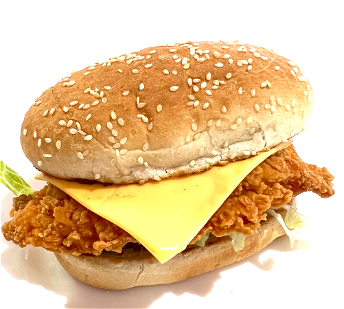 Cheese crispy chickenburger