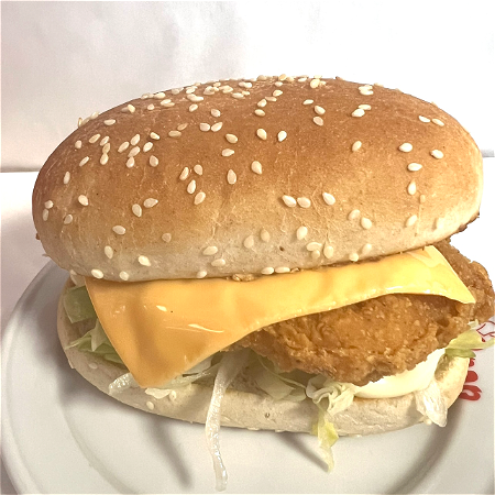 Cheese hot chickenburger