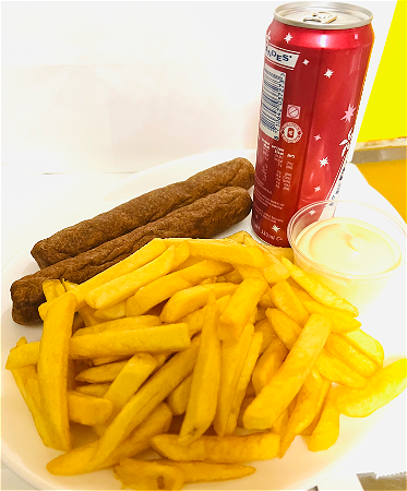 Frikandel menu