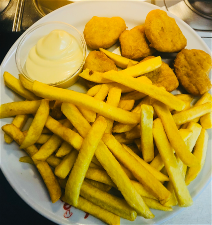 Kipnuggets menu