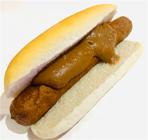 Broodje frikandel pinda