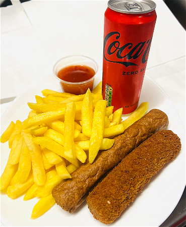 Frikandel en kroket menu