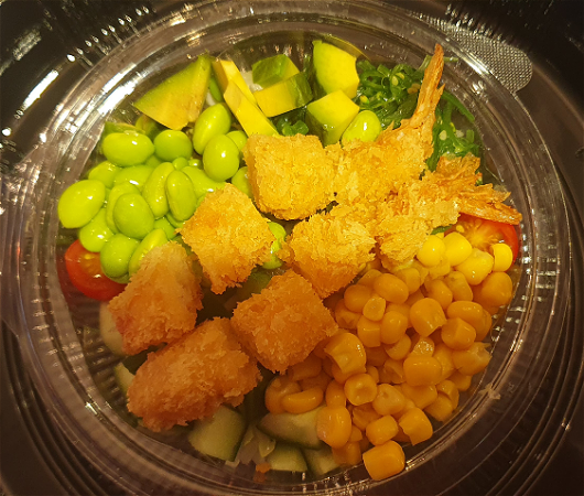 Garnaal poke bowl