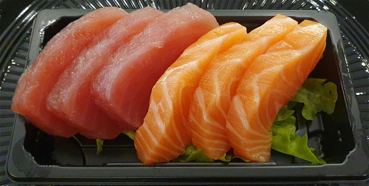 Tonijn & zalm sashimi