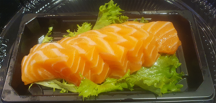 Zalm sashimi