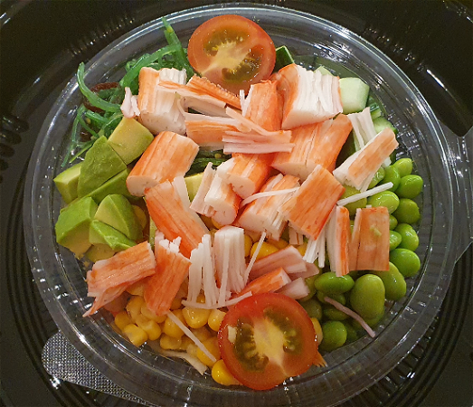 Surimi poke bowl