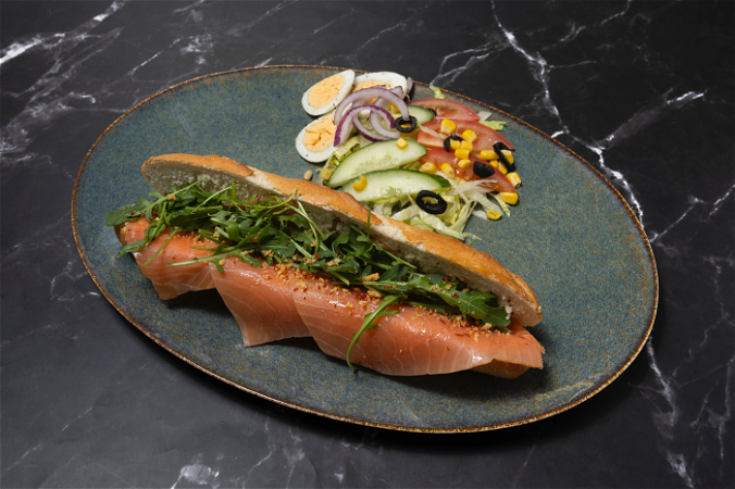 Broodje Gerookte Luxe Zalm