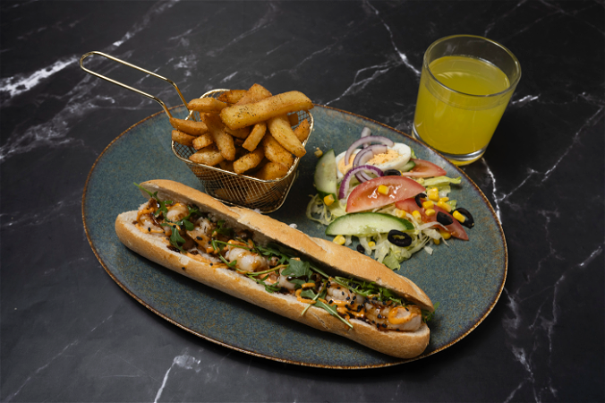 Baguette Garnaal Alla Harry Menu