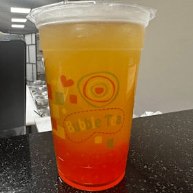 Strawberry fruit tea