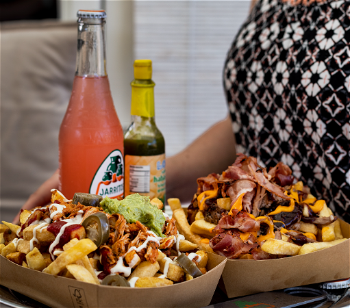 Loaded Fries Sweet Honey Chicken