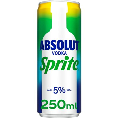 Absolut Vodka Sprite 5% 250ml