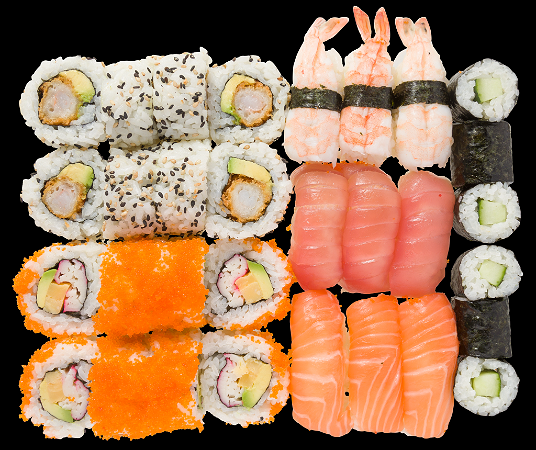 Sushi box B 31 stuks