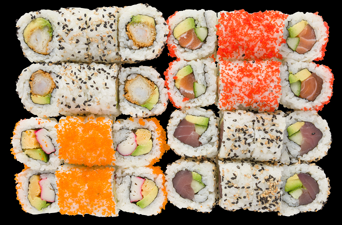 Sushi box C 32 stuks