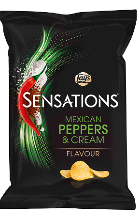 sensations Mexican Peppers & Cream Flavour