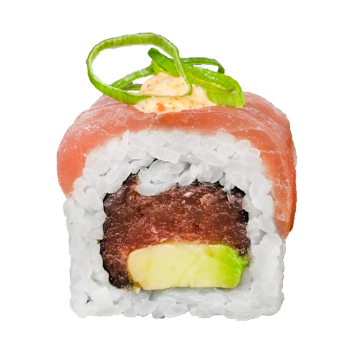 Softshell spicy maguro roll