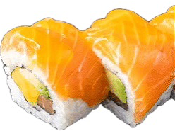 Mango salmon roll