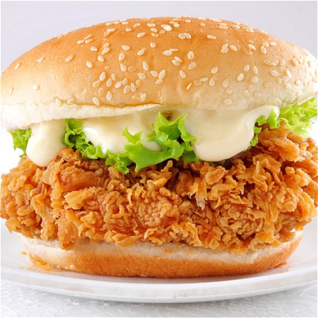 Broodje krispy chicken